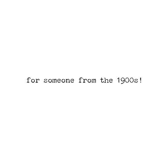 From The 1900s Greeting Card