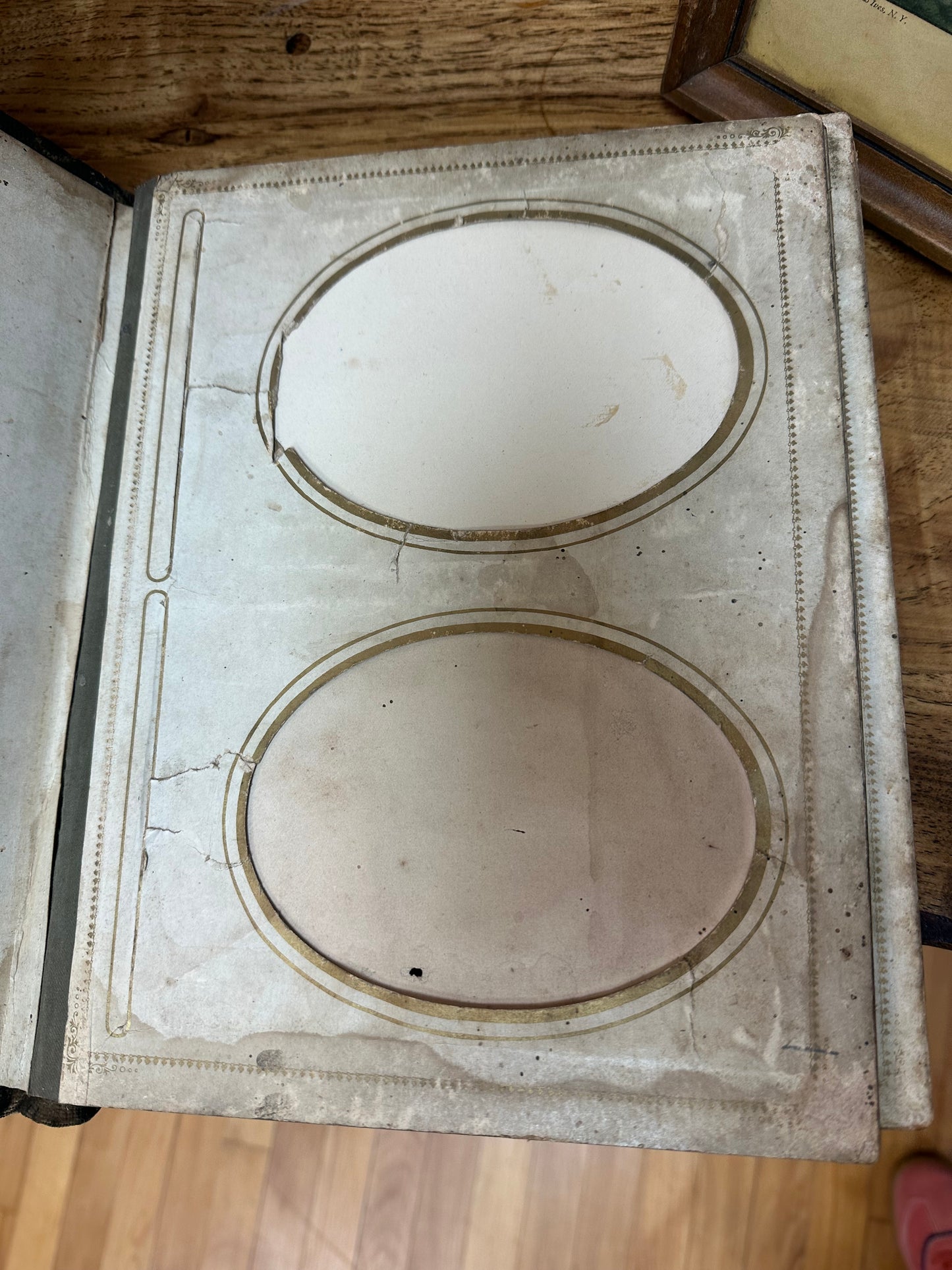 Antique Velvet Photo Album