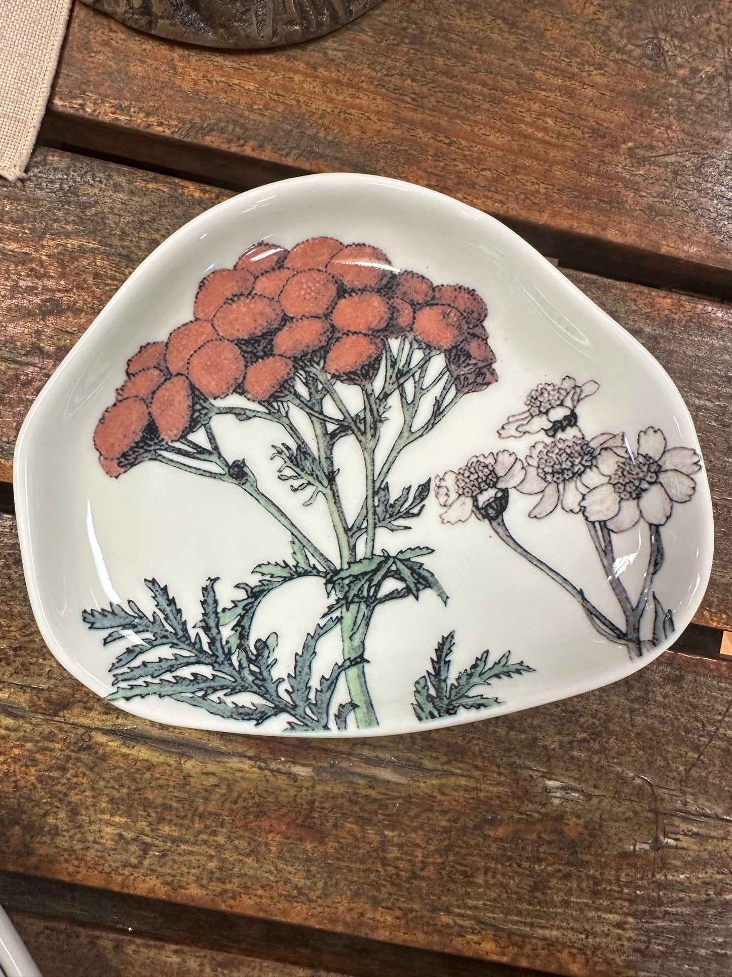 Stoneware Flower Dish
