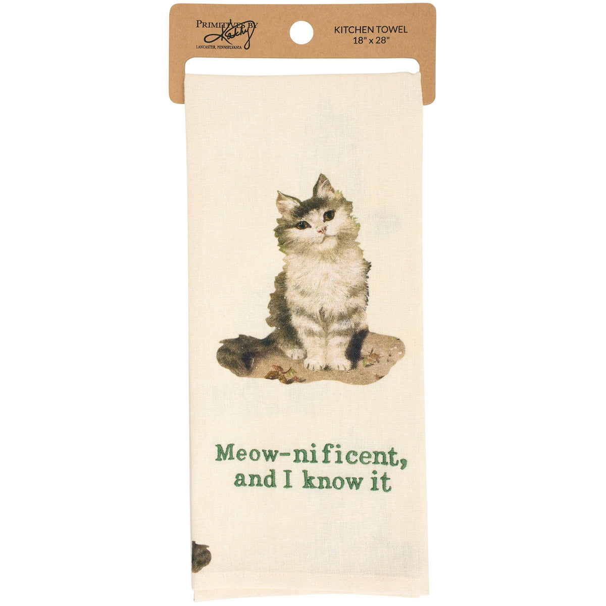 Meownificent An I Know It Kitchen Towel