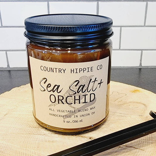 Sea Salt + Orchid Apothecary-Inspired Candle