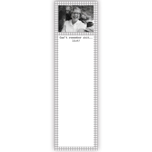 Can't Remember List List Pad