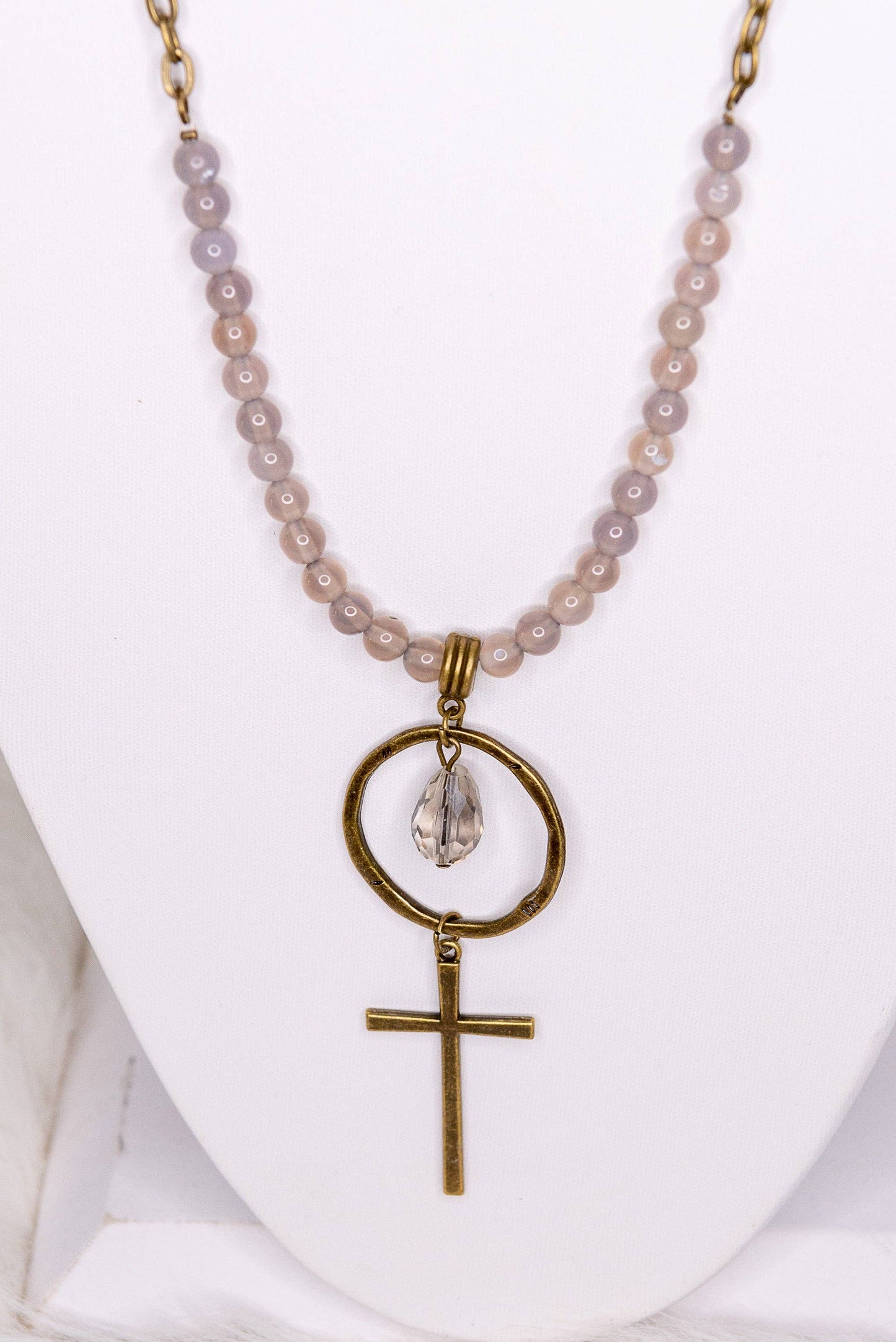 Gianna Necklace in Crystal