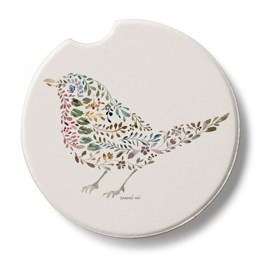 "From Nature Bird" Stone Car Coaster