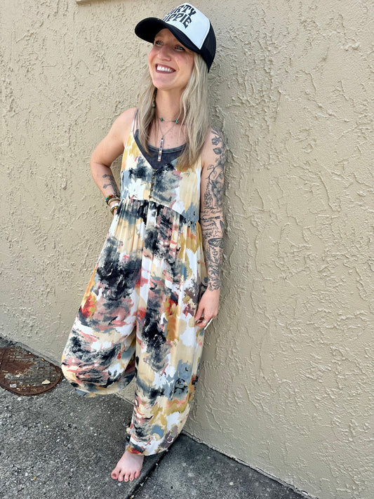 Tie Dye Jumpsuit