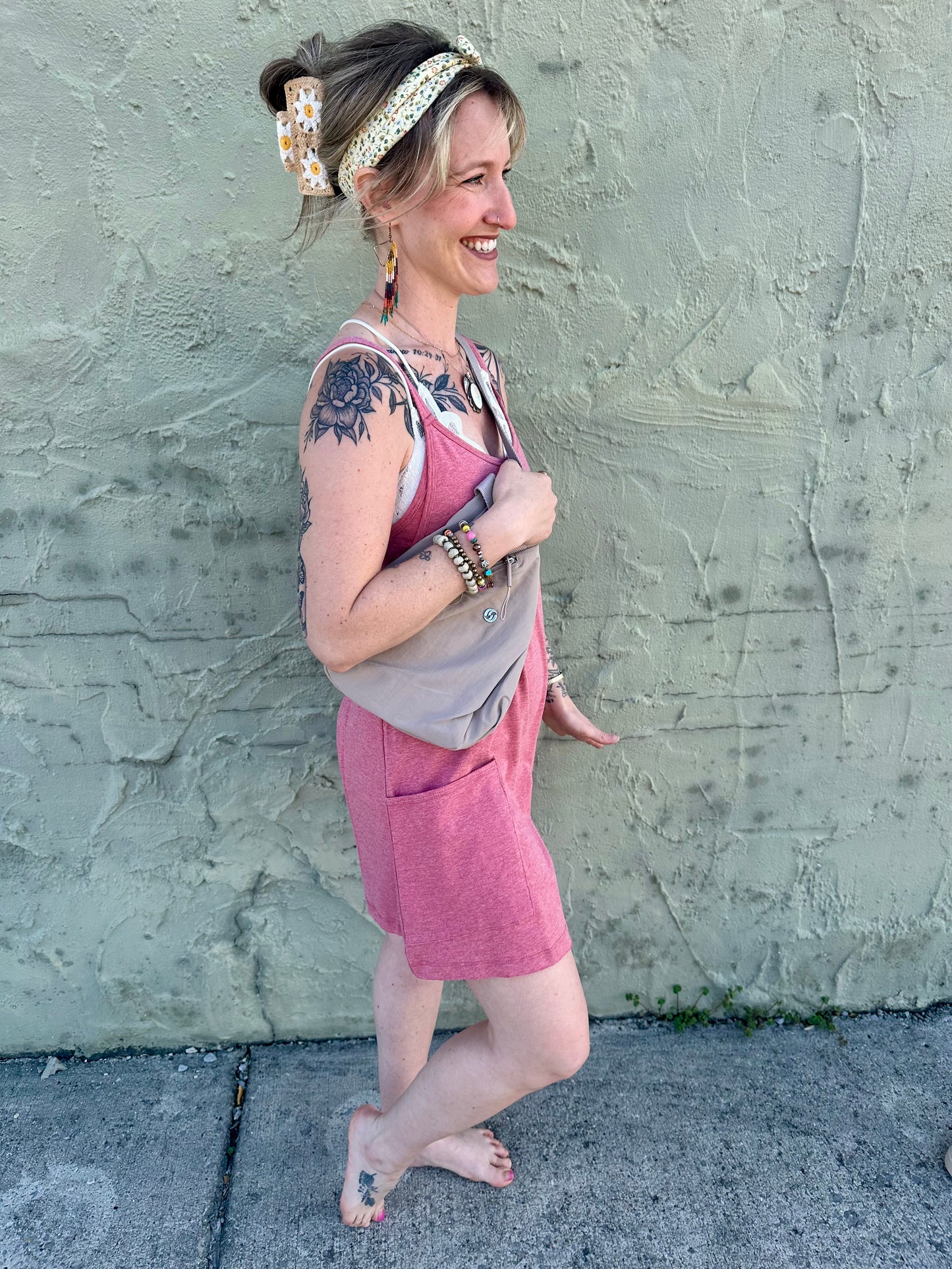 Mini Dress With Built-in Romper Liner