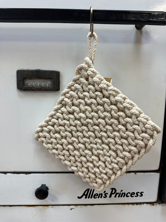 Cotton Crocheted Pot Holder