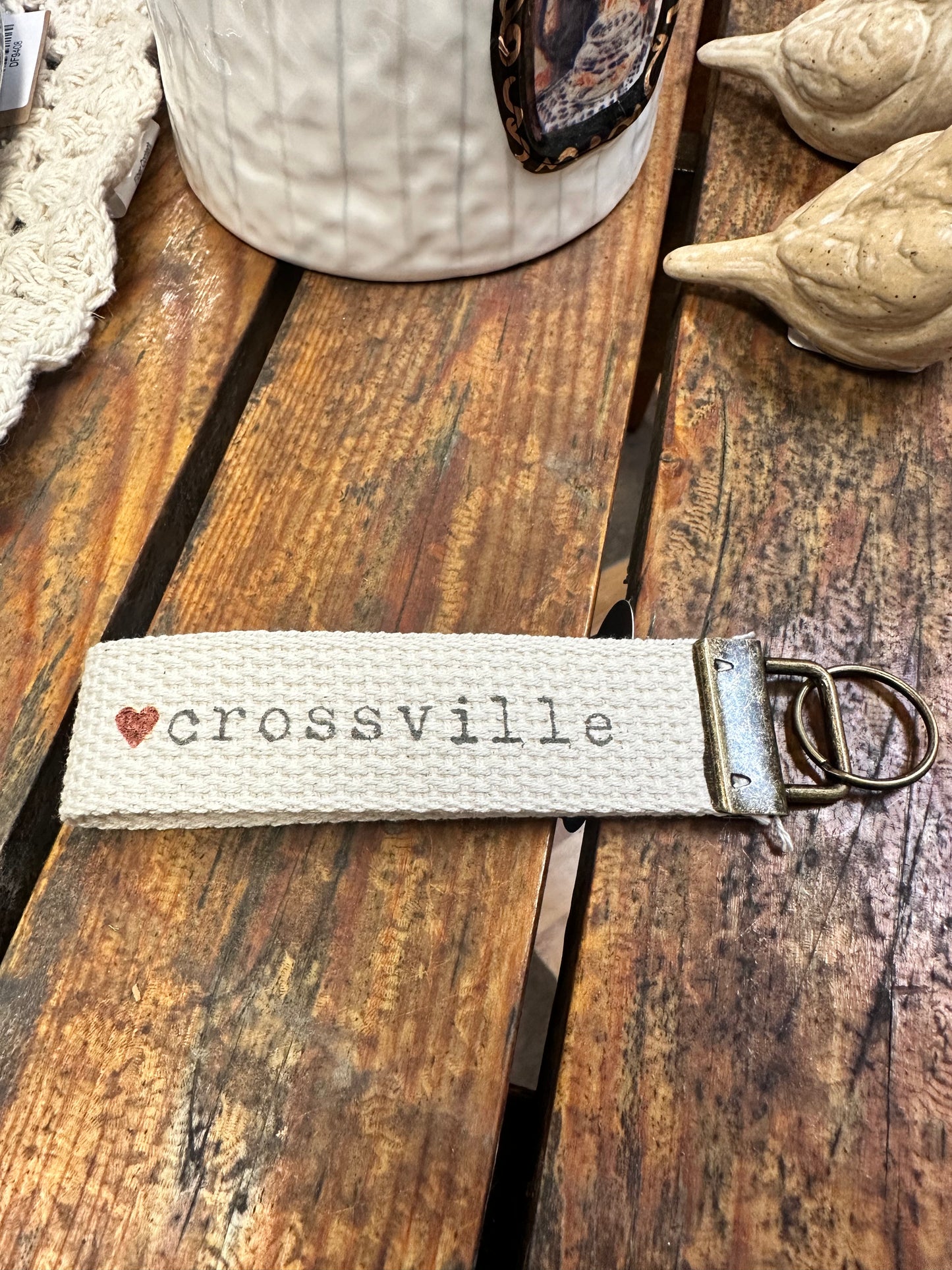 Crossville Keychain