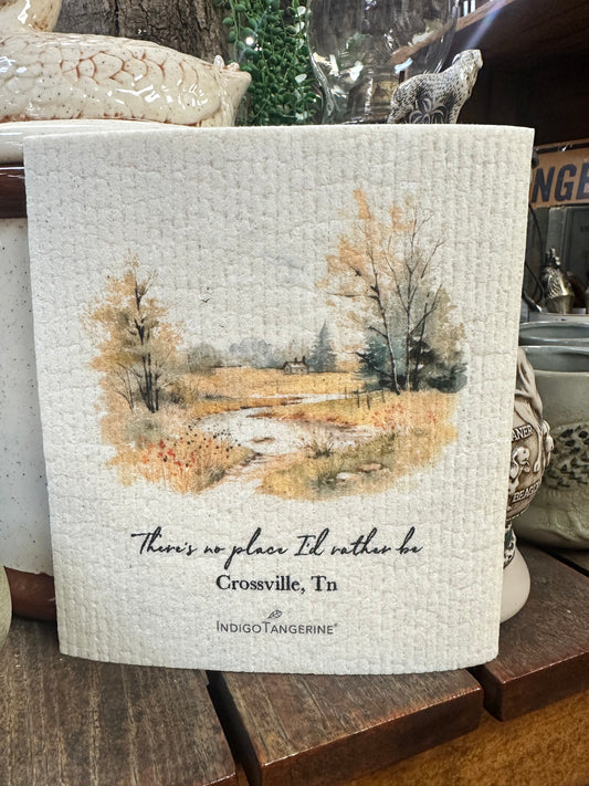 no place like crossvill swedish dish cloth