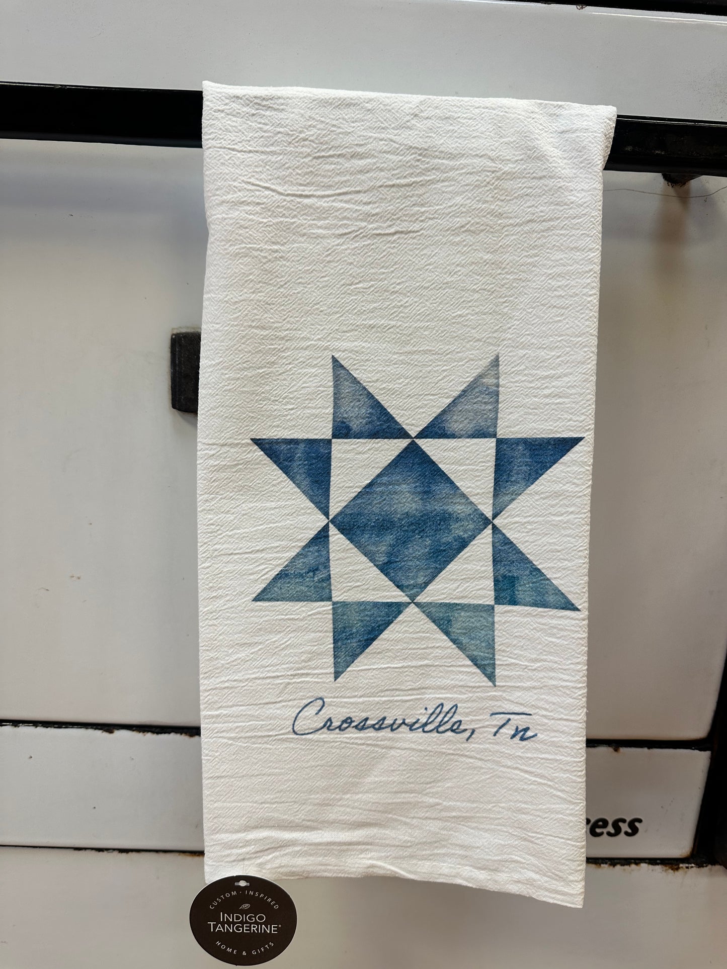 Quilt Block Tea Towel Crossville