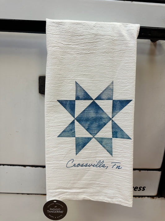 Quilt Block Tea Towel Crossville