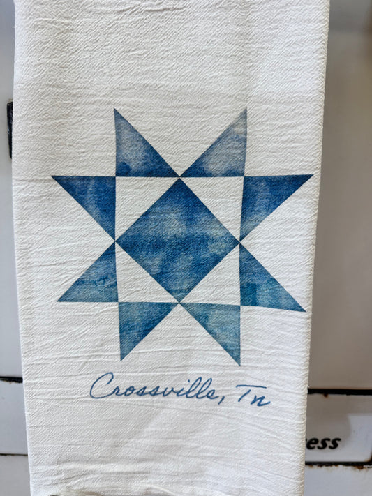 Quilt Block Tea Towel Crossville