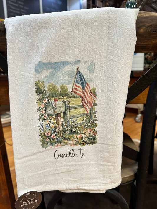 Mailbox Crossville Tea Towel