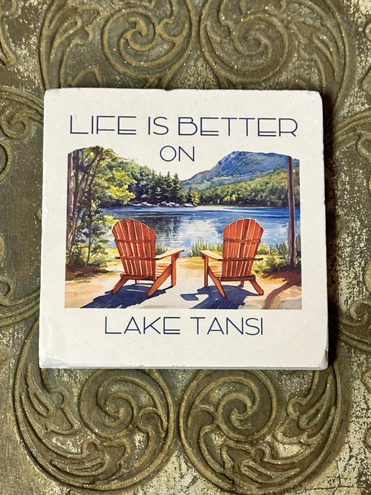 Custom Life is Better on Lake Coaster