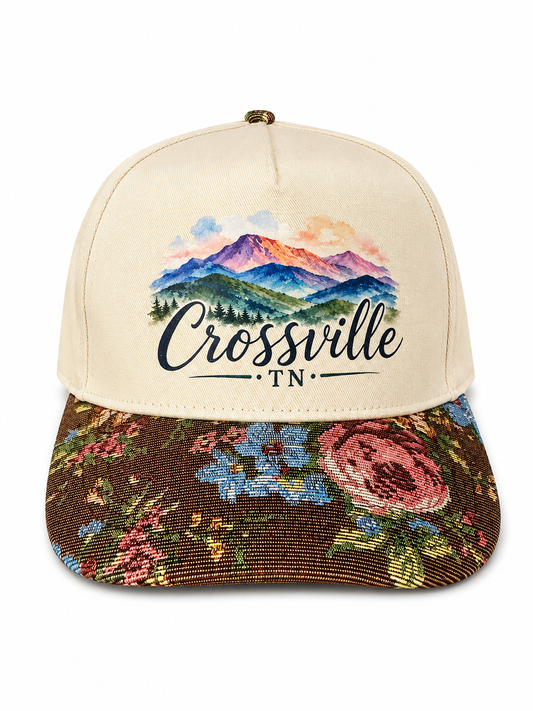 Custom Crossville Mountain Brown Tapastry Hat