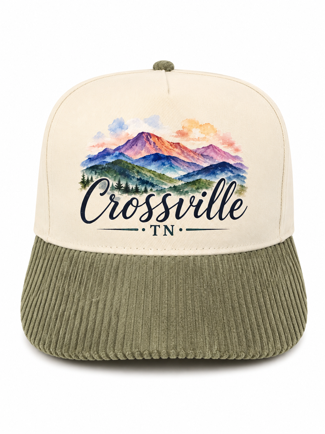 Custom Crossville Mountain Corduroy Hat