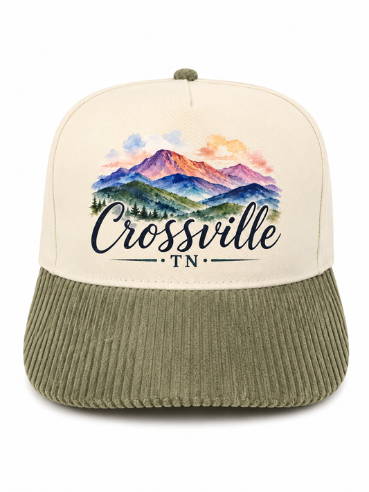 Custom Crossville Mountain Corduroy Hat