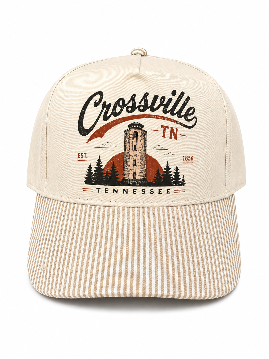 Custom Crossville Tower Pinstripe Hat