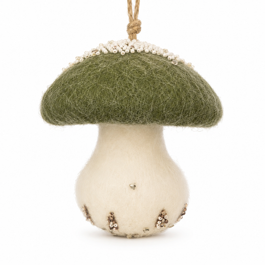 Felt Mushroom Ornament