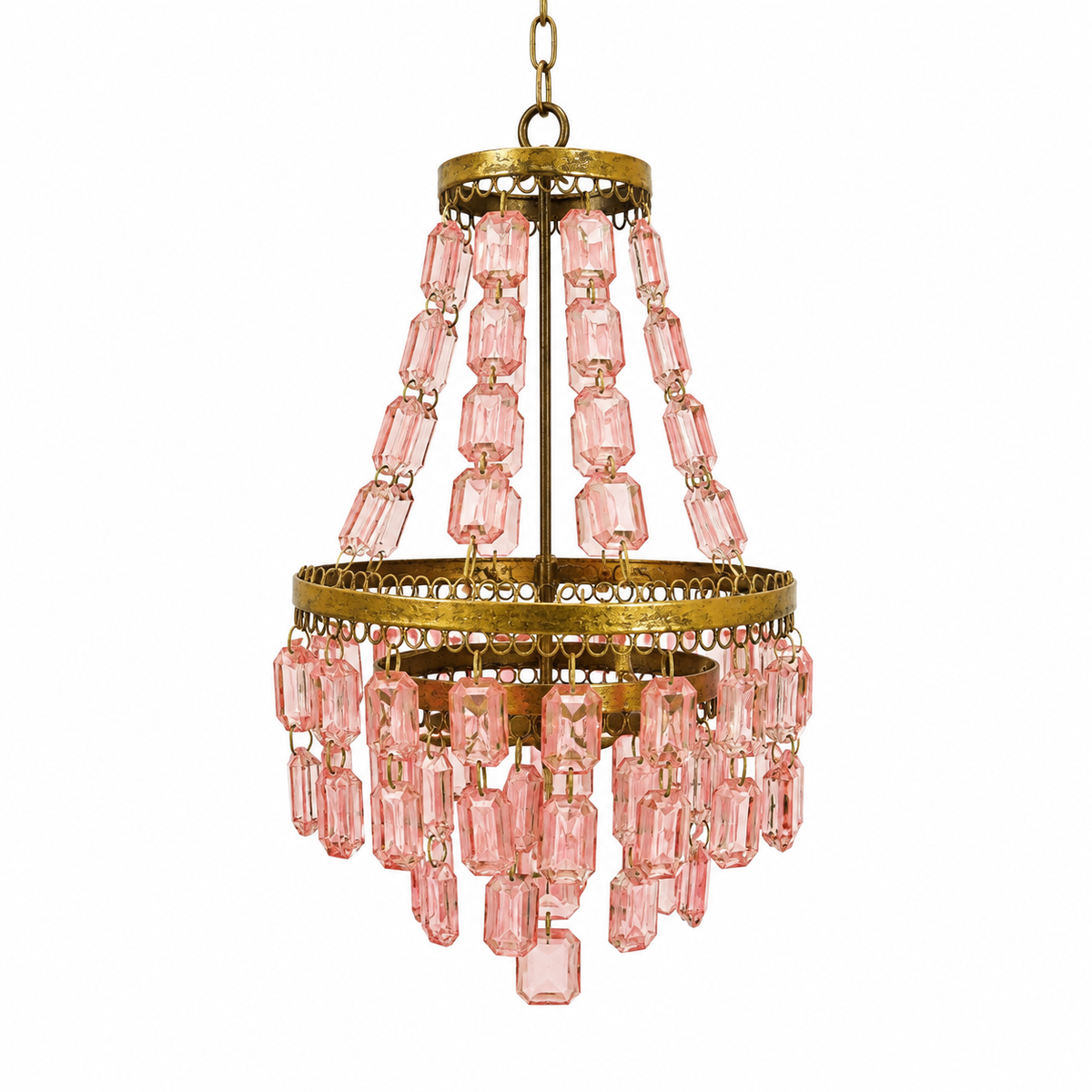 3-3/4"H - 6-1/4"H Metal & Plastic Chandelier Ornament