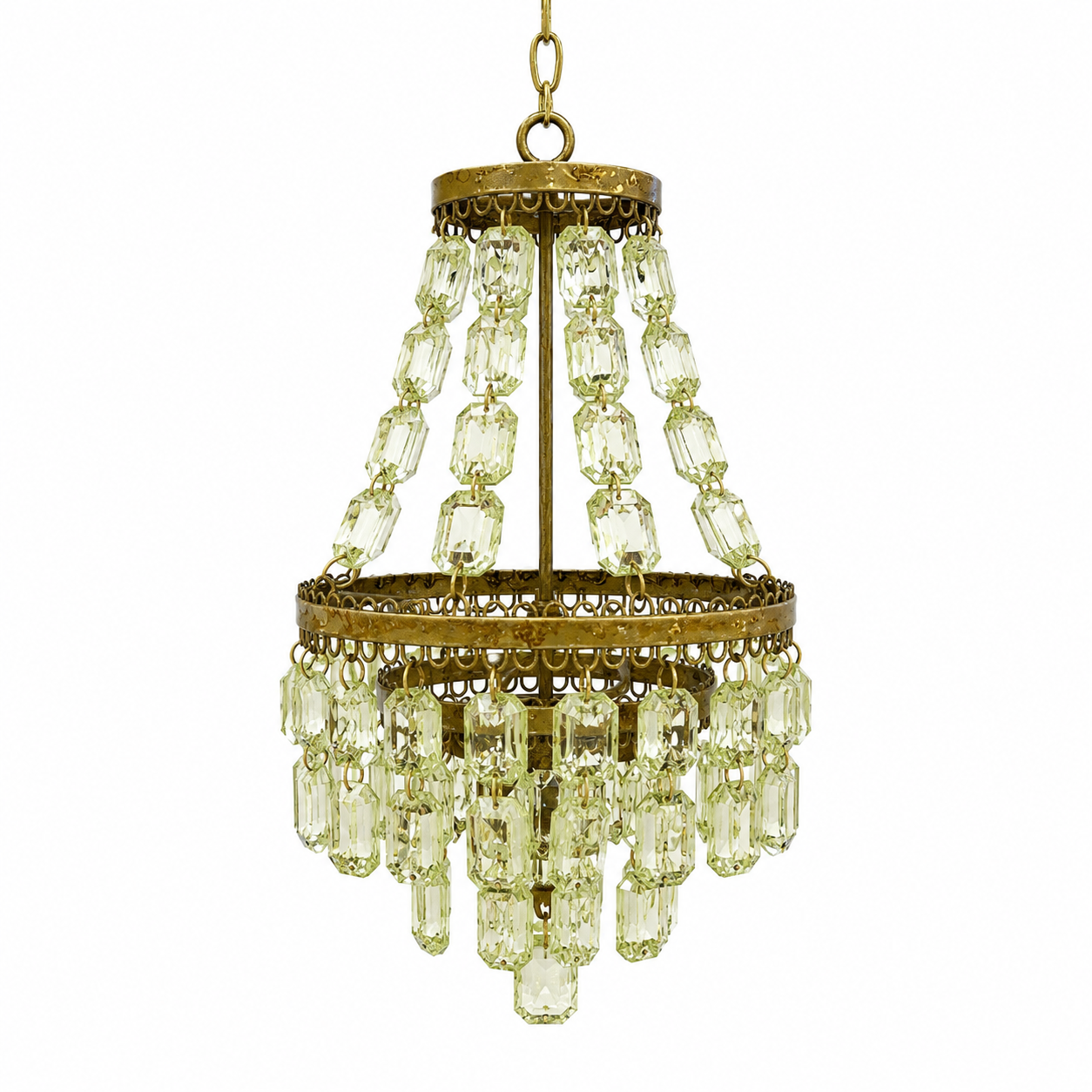 3-3/4"H - 6-1/4"H Metal & Plastic Chandelier Ornament