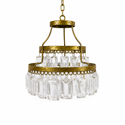 3-3/4"H - 6-1/4"H Metal & Plastic Chandelier Ornament