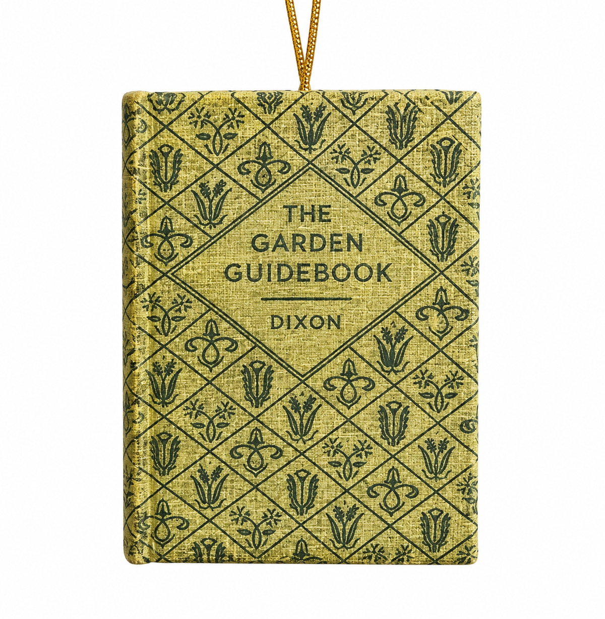 3-3/4"L MDF & Fabric Book Ornament