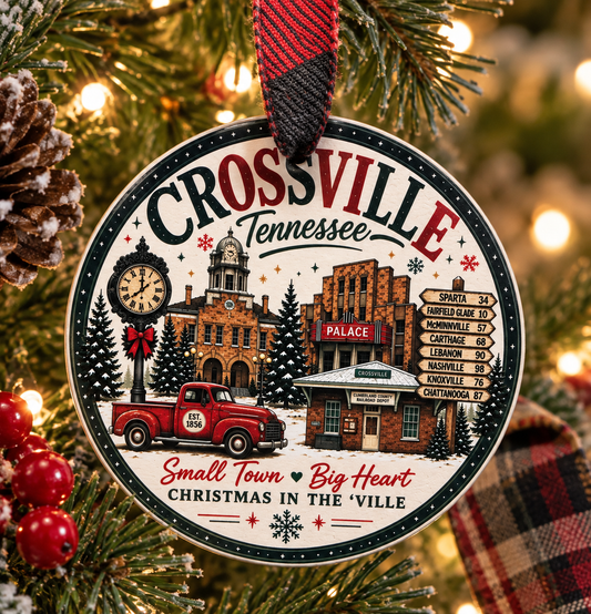 Crossville Green Custom Ornament