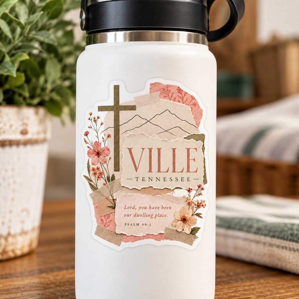 Cross Ville Sticker
