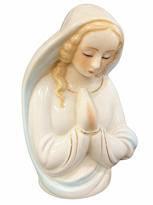 Small vintage mary planter