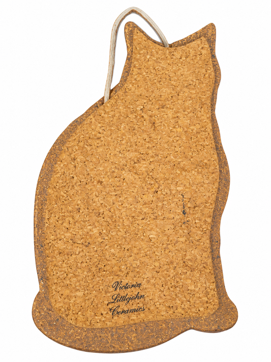 vintage cat trivet