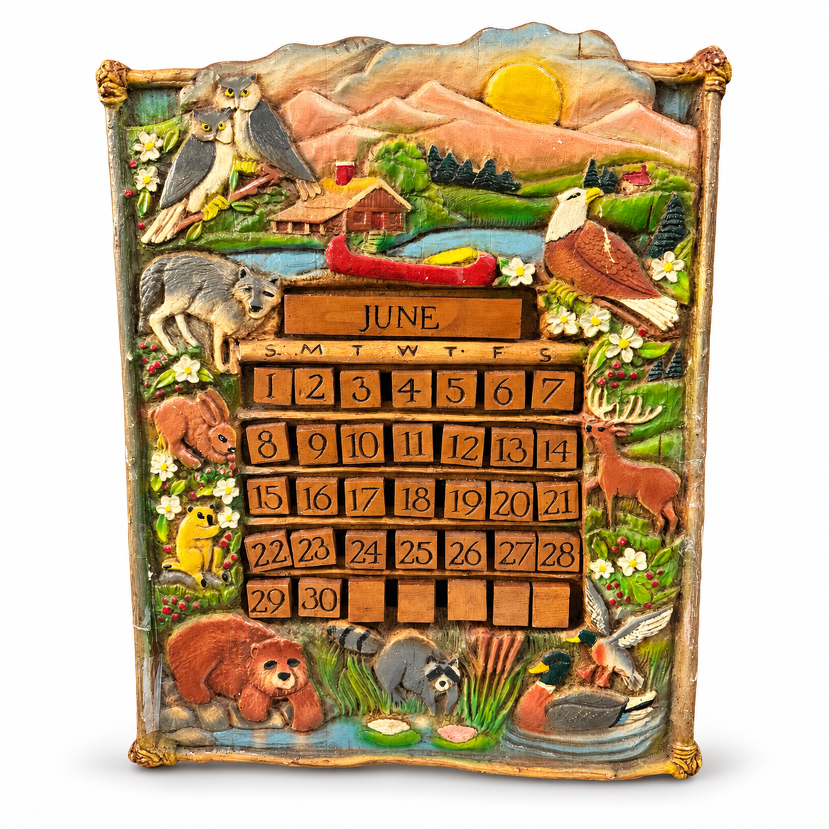 Vintage calendar