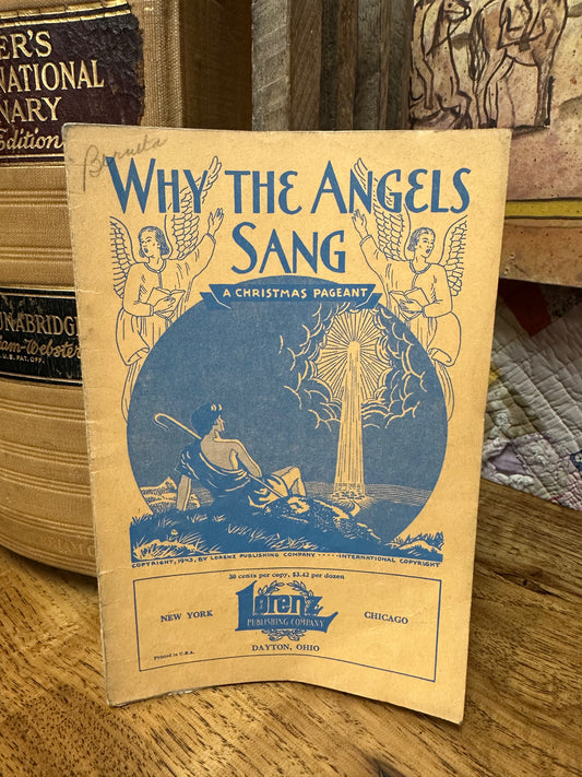 Why the angels sang sheet music bundle