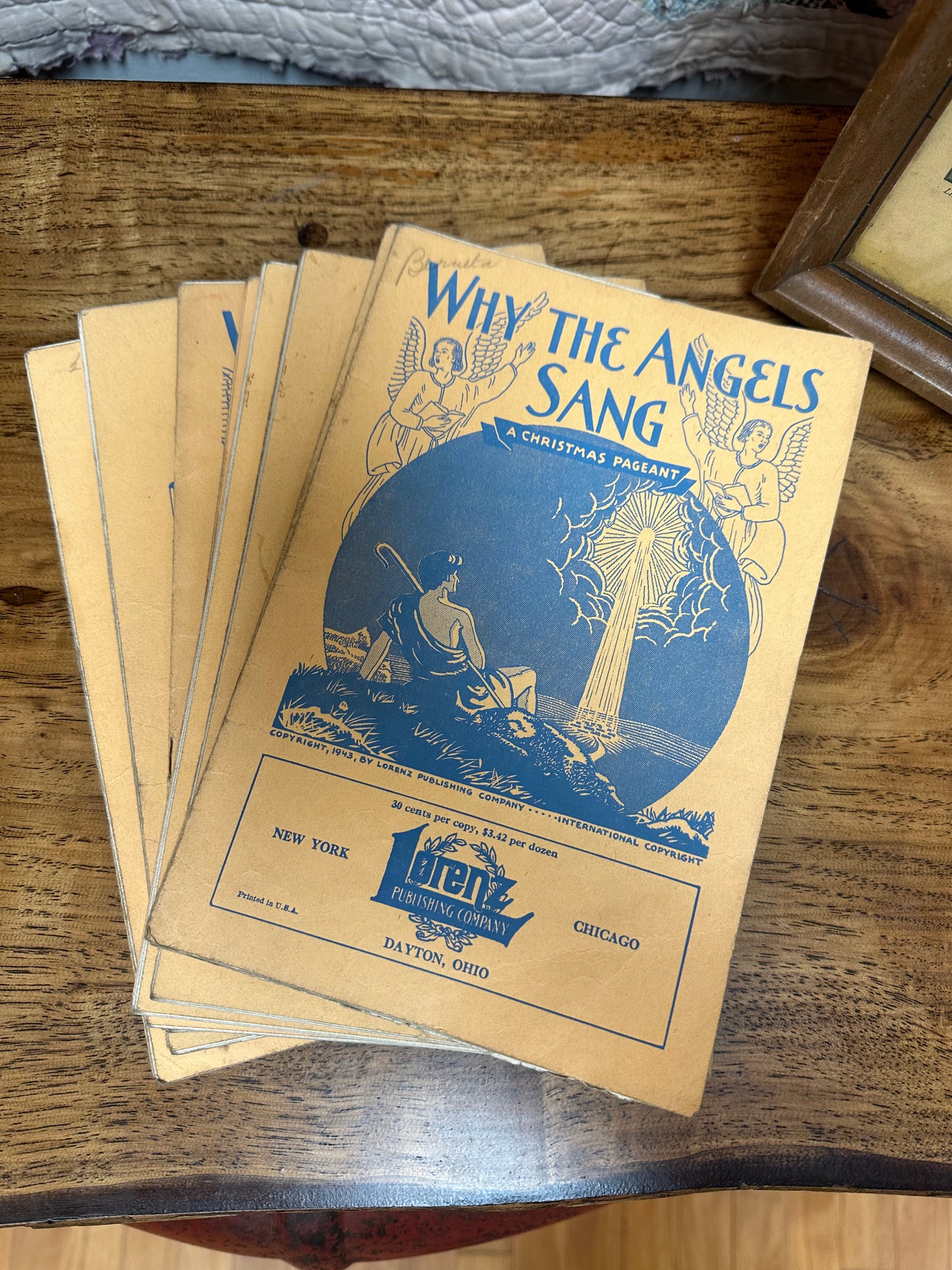 Why the angels sang sheet music bundle