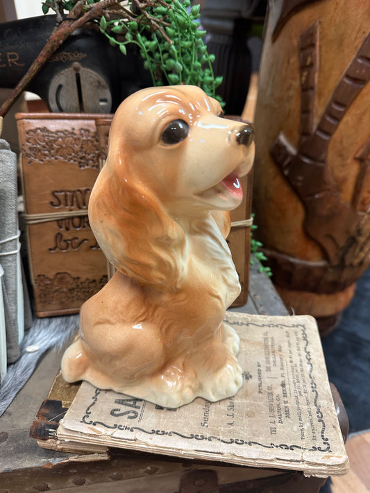 Vintage dog planter