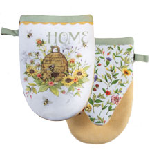 Bee FLoral Grabber Mitt