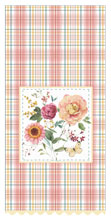Floral Plaid Tea Towel