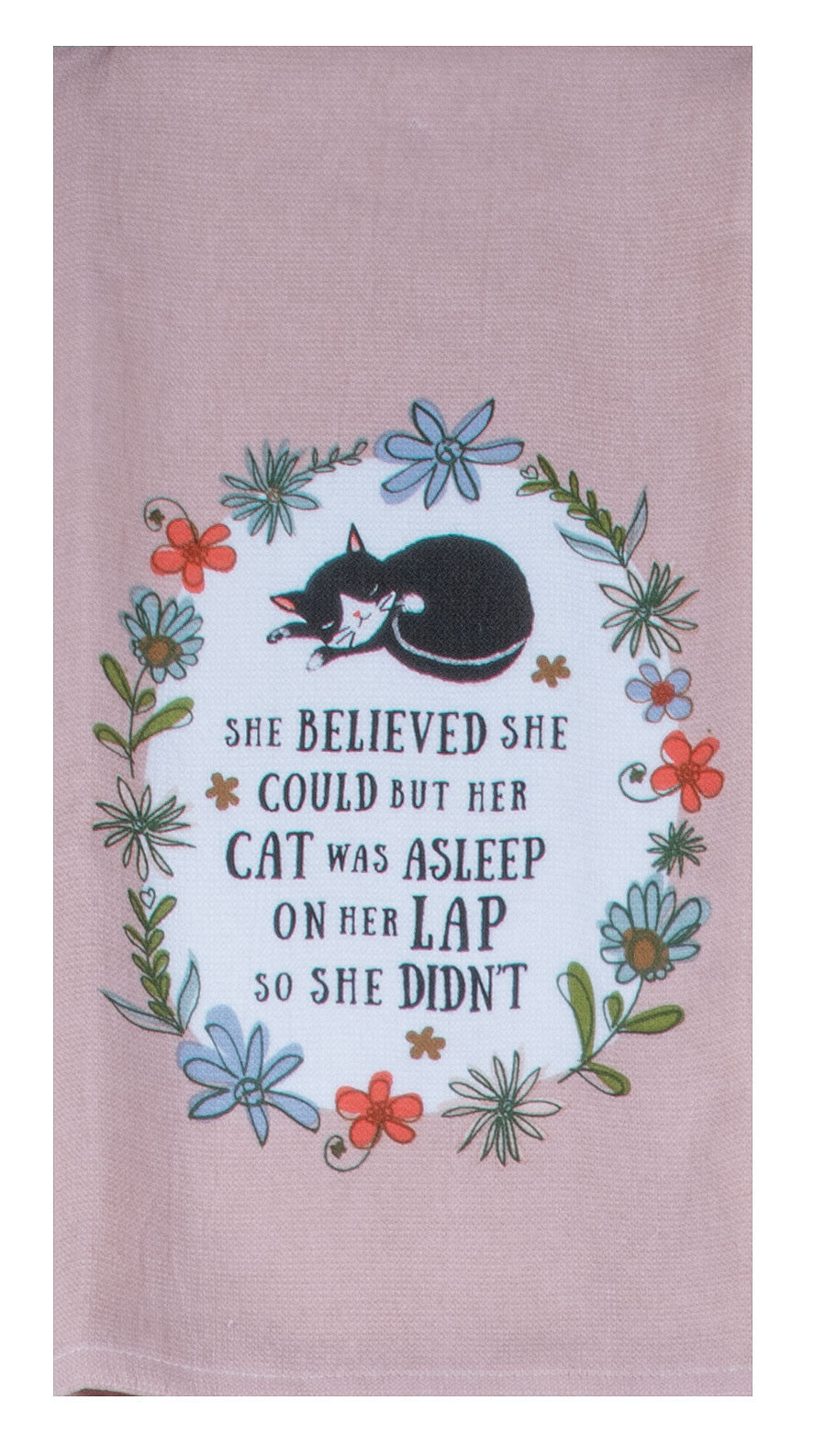 Cat on Lap Towel