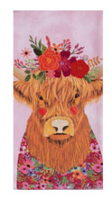 Highland Cow Terry Towel