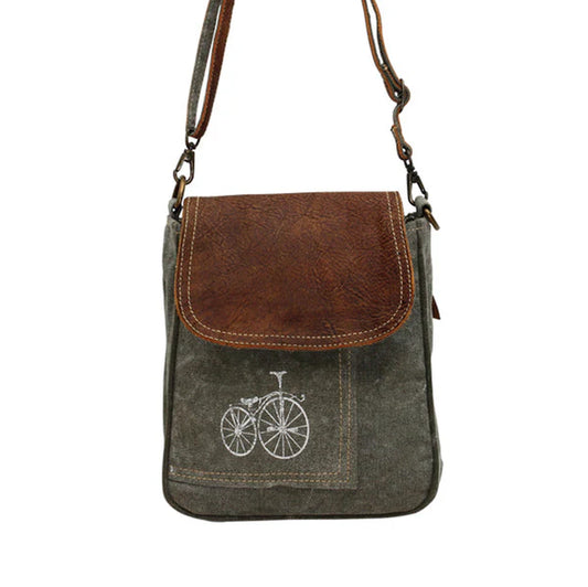 By-Cycle Print Shoulder Bag