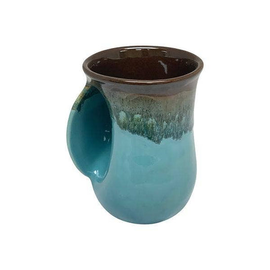 The Original Handwarmer Mug: Ocean Tide / Left Hand