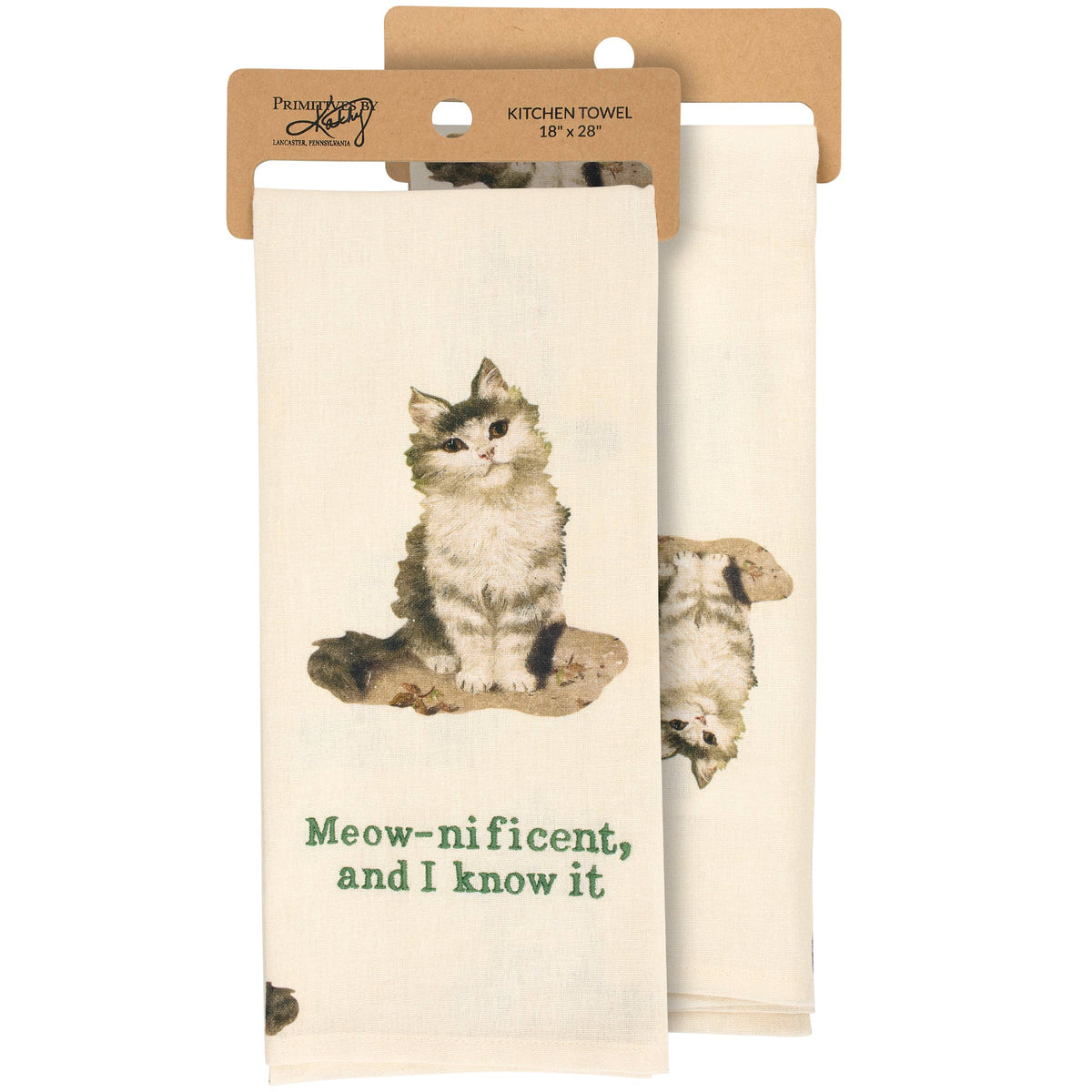 Meownificent An I Know It Kitchen Towel