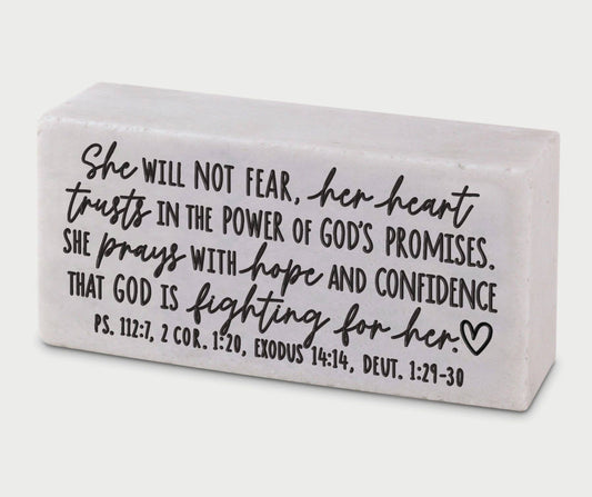LCP Scripture Block She Will Not Fear