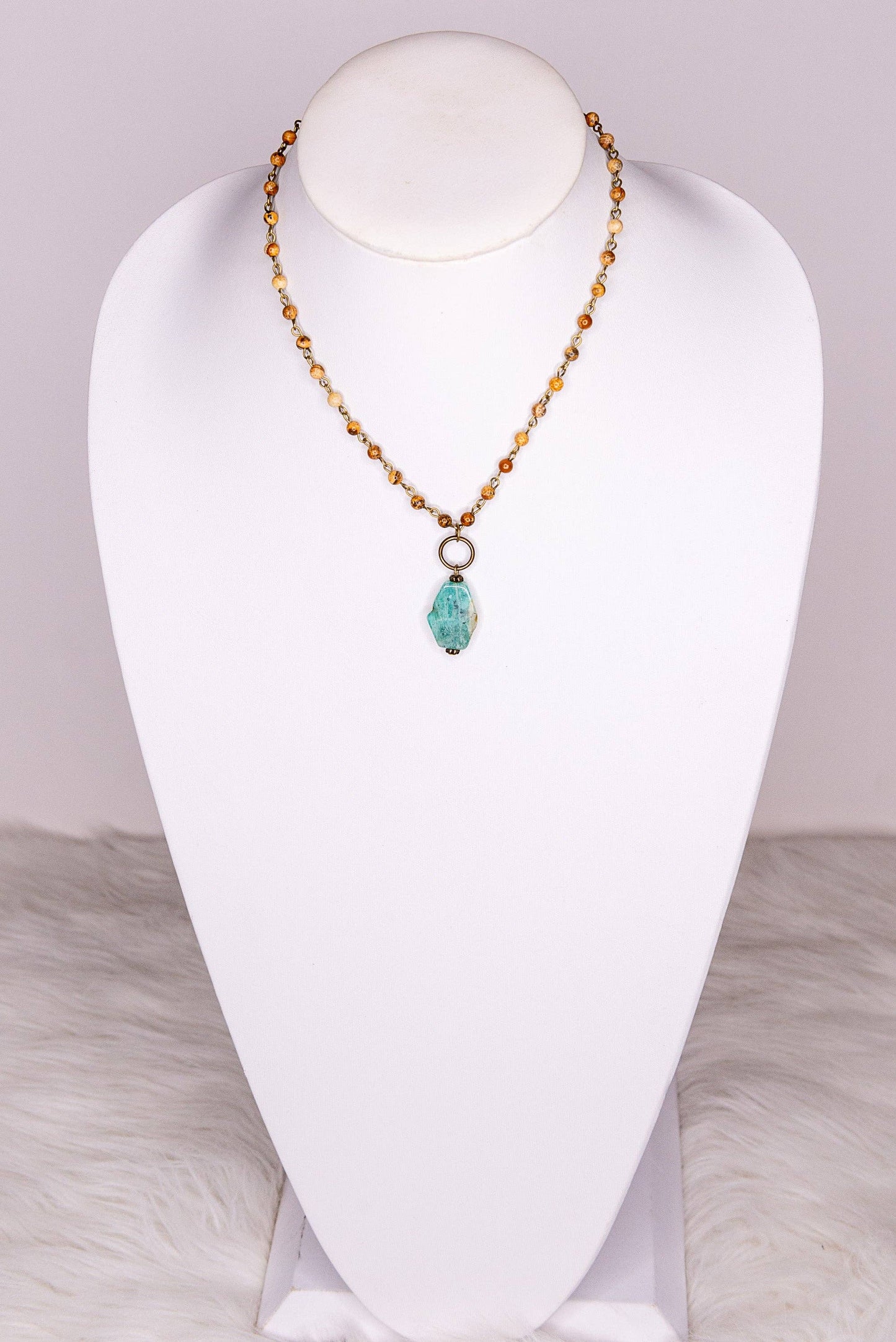 Courtney Necklace in Jasper