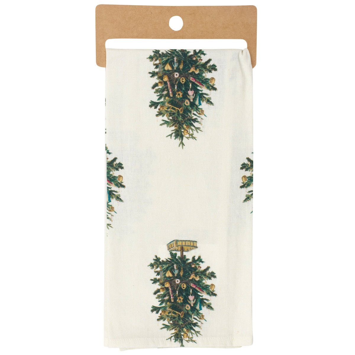 Tree's Up Lights On Sanity Gone Kitchen Towel