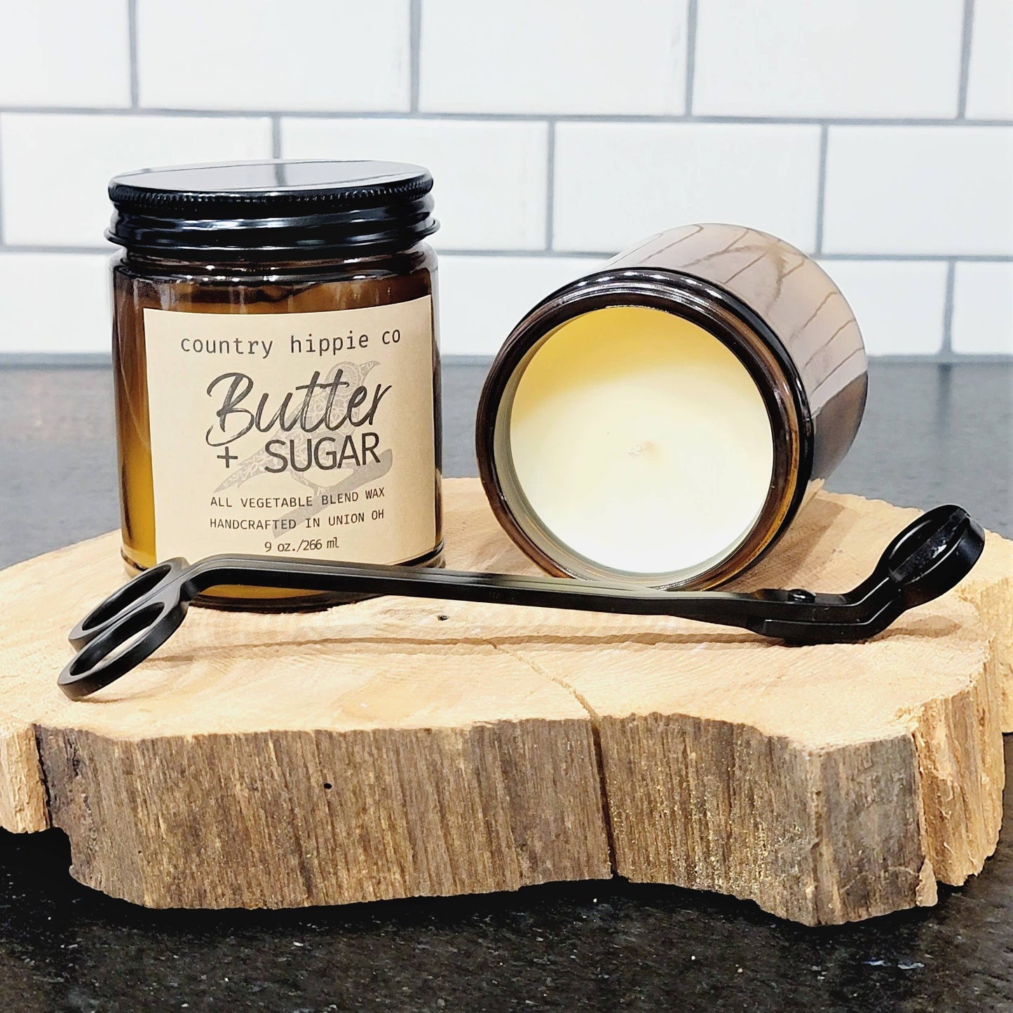 Butter + Sugar Apothecary-inspired  Jar Candle 9 oz.