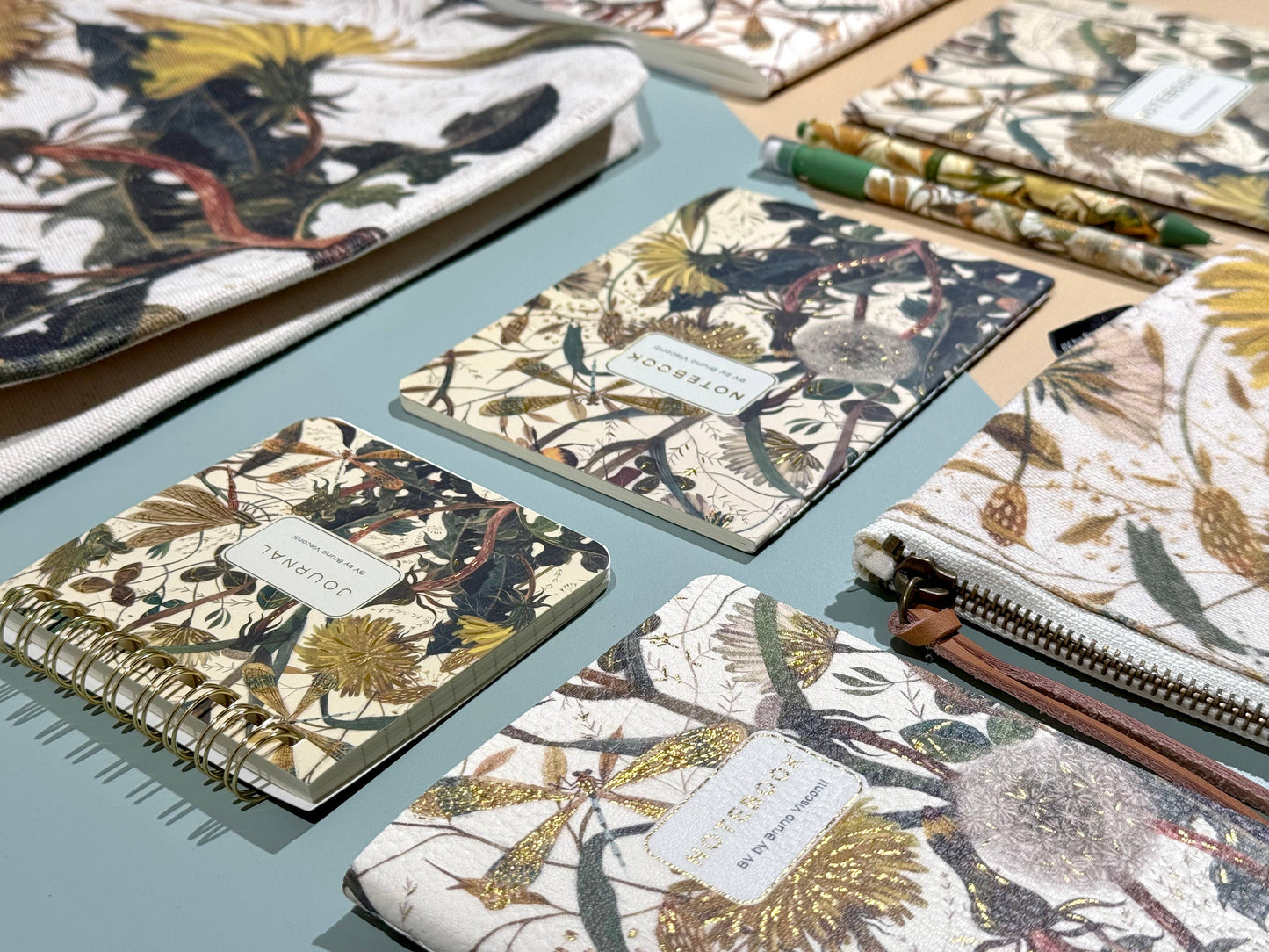 A6 Passport Notebook -  Summer Greens