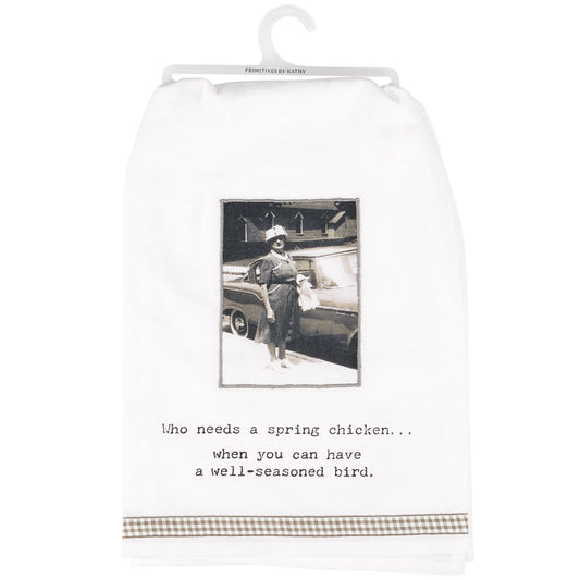 Spring Chicken Kitchen Towel