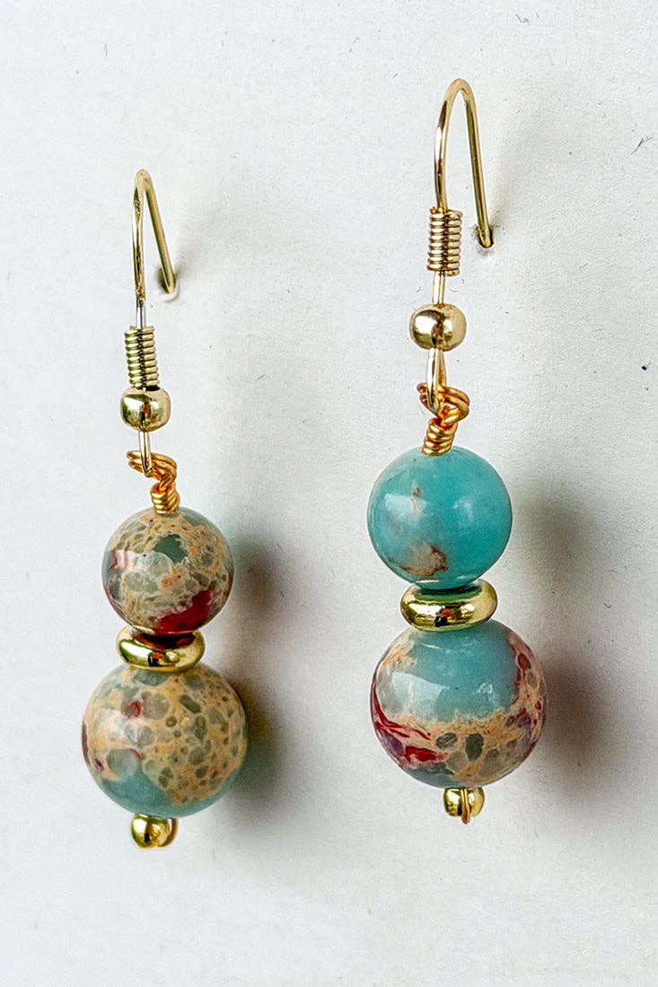 Ruthie Earring - Imperial Jasper