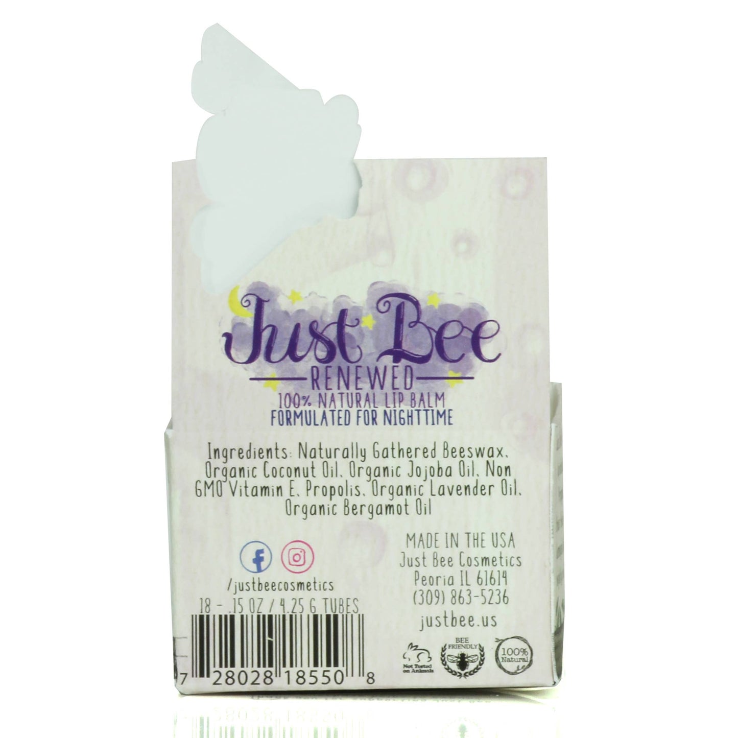 Just Bee Renewed Lip Balm - Lavender: Lavender